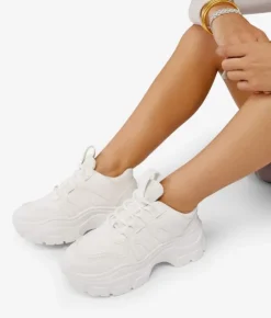 Clearance Bosanova Zapatillas con plataforma blancas