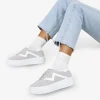 Online Bosanova Zapatillas con plataforma grises