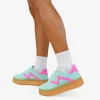 Clearance Bosanova Zapatillas con plataforma verde menta