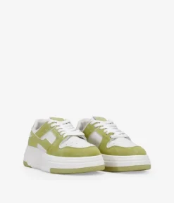 Discount Bosanova Zapatillas con plataforma verdes con cordones