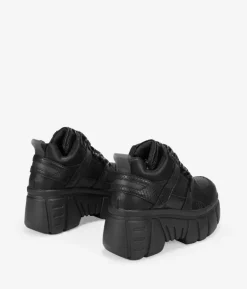 Online Bosanova Zapatillas con plataforma negras