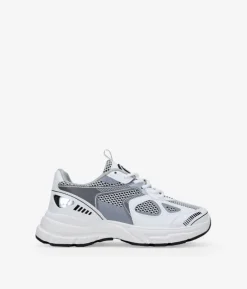 Clearance Bosanova Zapatillas de plataforma blancas con rejilla y cordones
