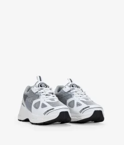 Clearance Bosanova Zapatillas de plataforma blancas con rejilla y cordones