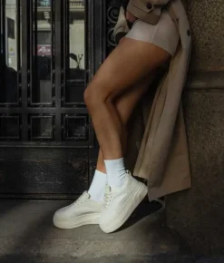 New Bosanova Zapatillas de skate beige con cordones