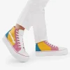 Best Bosanova Zapatillas de tela altas multicolor con plataforma