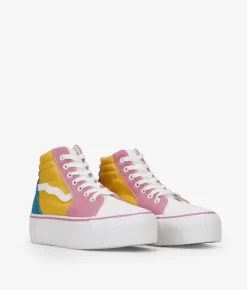 Best Bosanova Zapatillas de tela altas multicolor con plataforma
