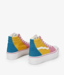Best Bosanova Zapatillas de tela altas multicolor con plataforma