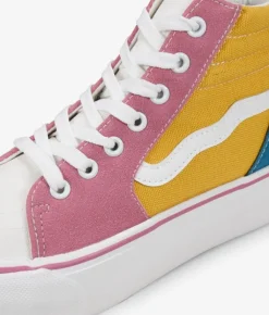 Best Bosanova Zapatillas de tela altas multicolor con plataforma