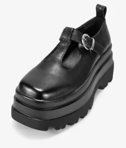Sale Bosanova Zapatos de plataforma negros con hebilla