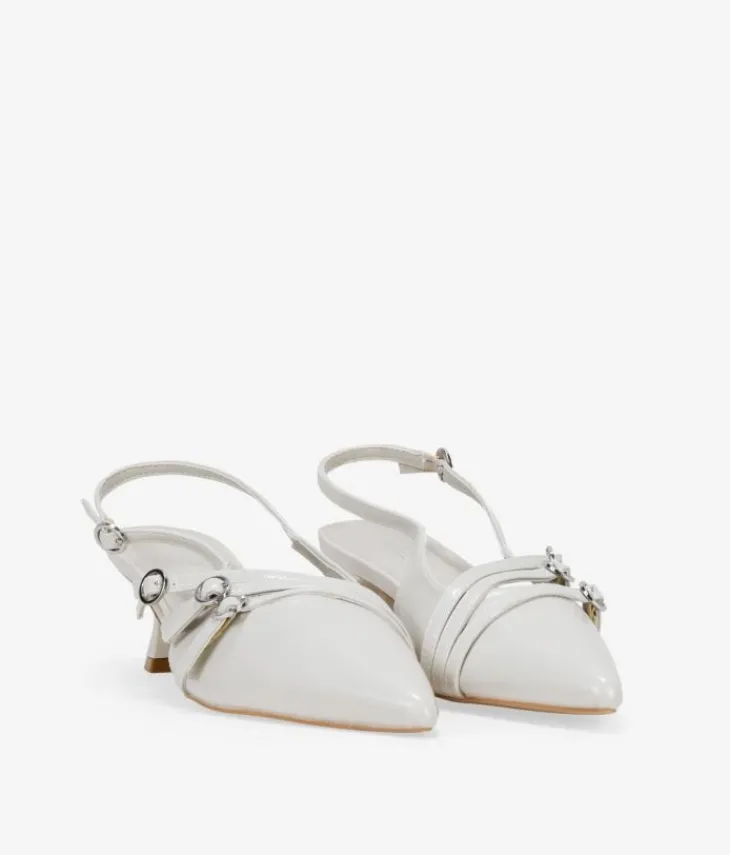 Sale Bosanova Zapatos de tacón beige destalonados