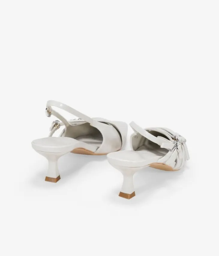 Sale Bosanova Zapatos de tacón beige destalonados