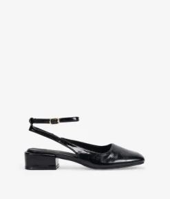 Sale Bosanova Zapatos Mary Jane destalonados negros con tacón