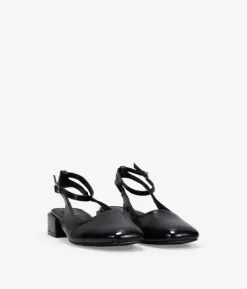 Sale Bosanova Zapatos Mary Jane destalonados negros con tacón