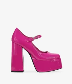 Discount Bosanova Zapatos Mary Jane rosa tacón XXL y plataforma