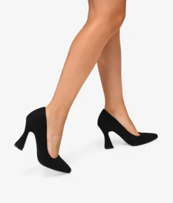 Outlet Bosanova Zapatos negros con tacón acampanado