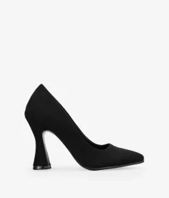 Outlet Bosanova Zapatos negros con tacón acampanado