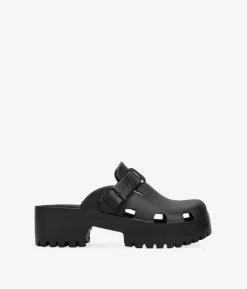 Best Bosanova Zuecos de goma negros con plataforma