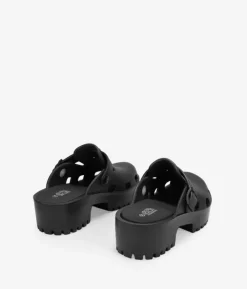 Best Bosanova Zuecos de goma negros con plataforma