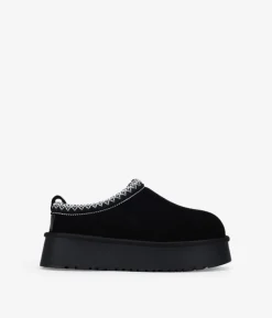 Best Bosanova Zuecos de invierno negros con plataforma